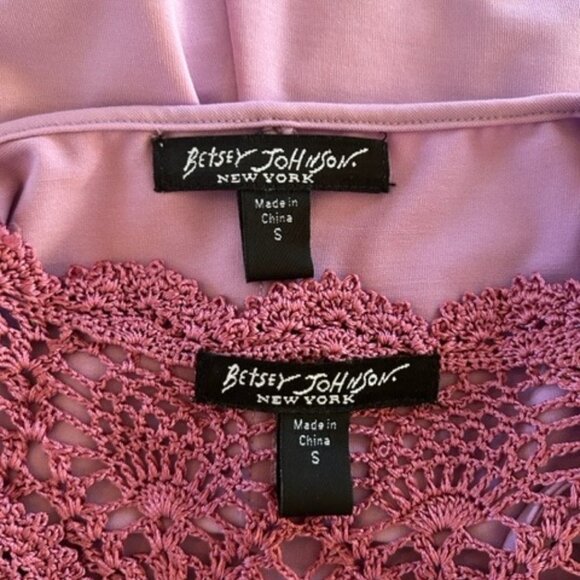 Vintage Betsey Johnson New York Crochet Top - Picture 8 of 9